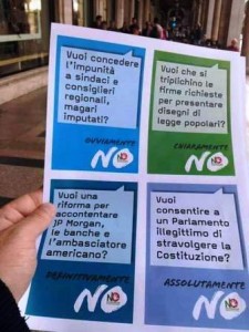 Alcuni motivi per votare No