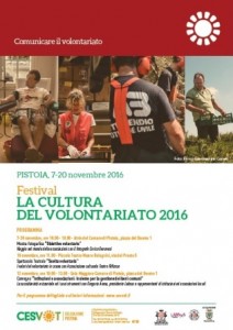 Il manifesto del festival del volontariato 2016