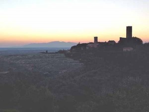 Il castello al tramonto