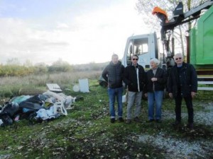 Erano presenti anche i proprietari del terreno