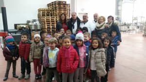 I bambini di Vignole in visita all'azienda Lombardi