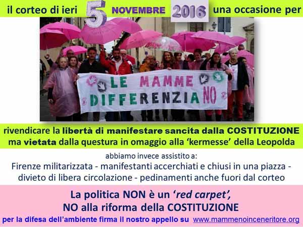 firenze. «UN ALTRO NO AL DUCETTO DELLA LEOPOLDA»