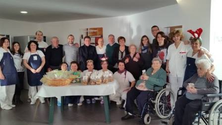 montemurlo-rsa. SCAMBIO DI AUGURI A CICIGNANO