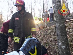 Pistoia. Casa in fiamme a San Pellegrino. 2