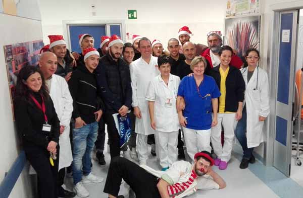 san[t]ità. L’EMPOLESE CALCIO NEL REPARTO PEDIATRIA DEL SAN GIUSEPPE