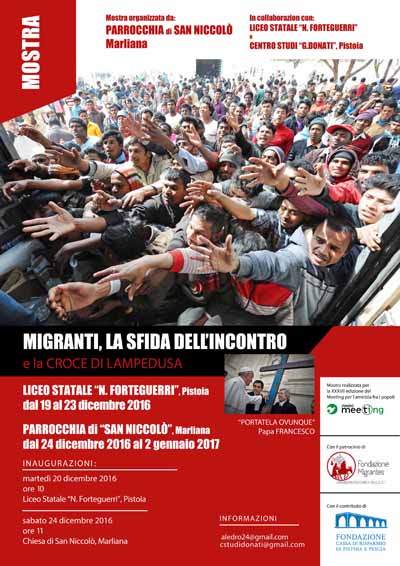 marliana. MIGRANTI, LA SFIDA DELL’INCONTRO