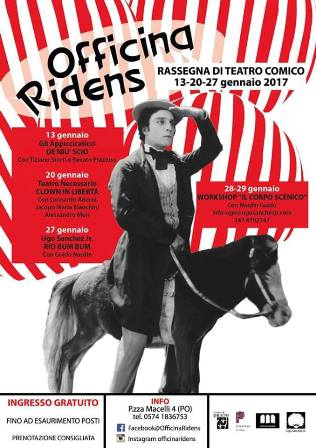 prato. “OFFICINA RIDENS”, IL TEATRO COMICO TORNA AGLI EX MACELLI