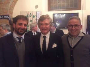 Nella foto Antognoni con Forastiero e Nicola Ciolini