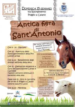 “FIERA DI SANT’ANTONIO” A POGGIO A CAIANO