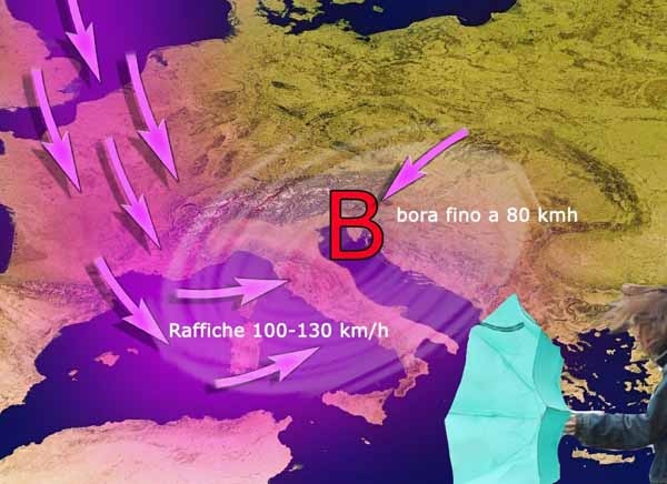 tempo & maltempo. ALLERTA METEO PER FORTE VENTO