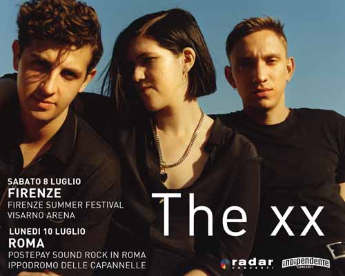 THE XX A FIRENZE AL SUMMER FESTIVAL-VISARNO ARENA PARCO DELLE CASCINE