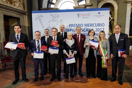 IMPRENDITORI PRATESI PREMIATI A PALAZZO VECCHIO