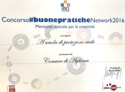 #BUONEPRATICHENETWORK 2016, AGLIANA PRENDE IL PREMIO