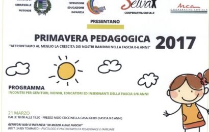 serravalle. TORNA  “PRIMAVERA PEDAGOGICA ”