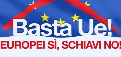 CONVEGNO EUROPEISTA E VOLANTINAGGIO DI CASAPOUND ‘BASTA UE’