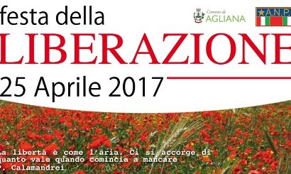 agliana. IL PROGRAMMA DEL 25 APRILE