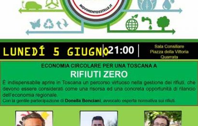 quarrata. I 5 STELLE E IL PROBLEMA DEI RIFIUTI