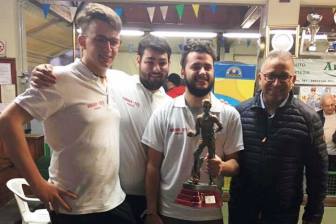 bocce a striscio. TRE GIOVANISSIMI PORTANO MONTEMURLO ALLA VITTORIA