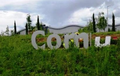 montemurlo. UNA ENORME SCRITTA ALL’INGRESSO DELLA CITTÀ