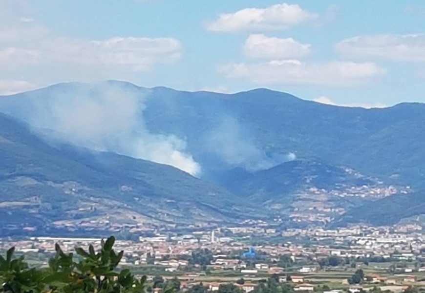 incendio di montale. MONTEMURLO HA OFFERTO SUBITO IL PROPRIO AIUTO