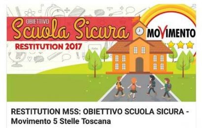 edilizia scolastica. M5S BUGGIANO SI APPELLA AL DIRIGENTE SCOLASTICO