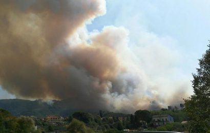 emergenza. IN FORTE ESPANSIONE L’INCENDIO SUL MONTALBANO