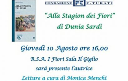 gavinana. «ALLA STAGION DEI FIORI» DI DUNIA SARDI ALLA FONDAZIONE TURATI