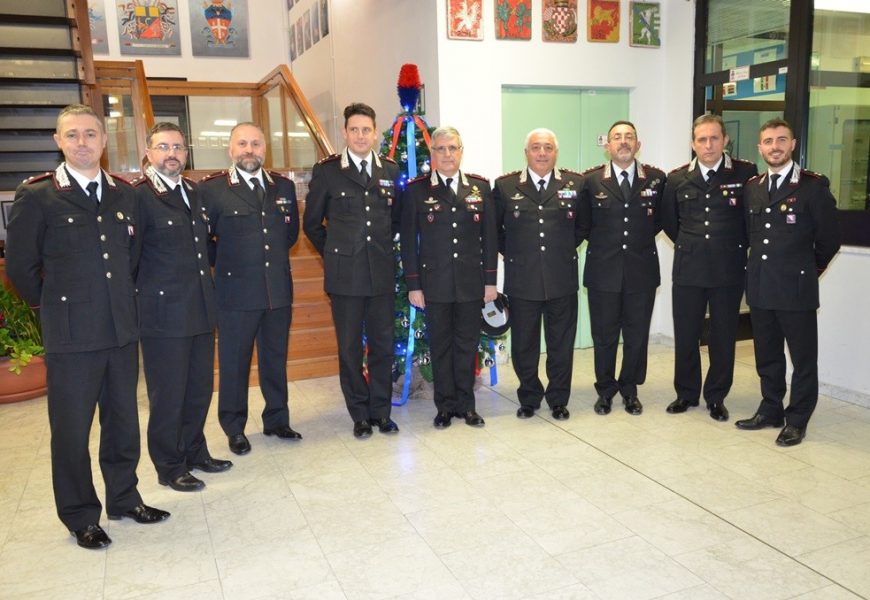 carabinieri. COMANDANTE LEGIONE TOSCANA IN VISITA AL COMANDO DI PISTOIA