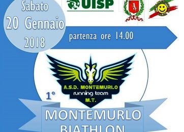 di corsa e in bici. AL VIA LA PRIMA EDIZIONE DELLA “MONTEMURLO DUATHOLN”