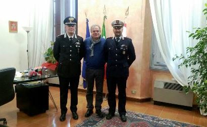 montemurlo. NUOVO COMANDANTE DEI CARABINIERI FORESTALI, IL BENEVENUTO DEL SINDACO