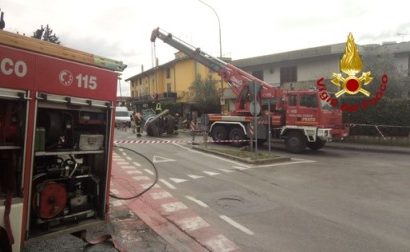 FUGA DI GAS, CHIUSA PER ALCUNE ORE LA VIA MONTALESE