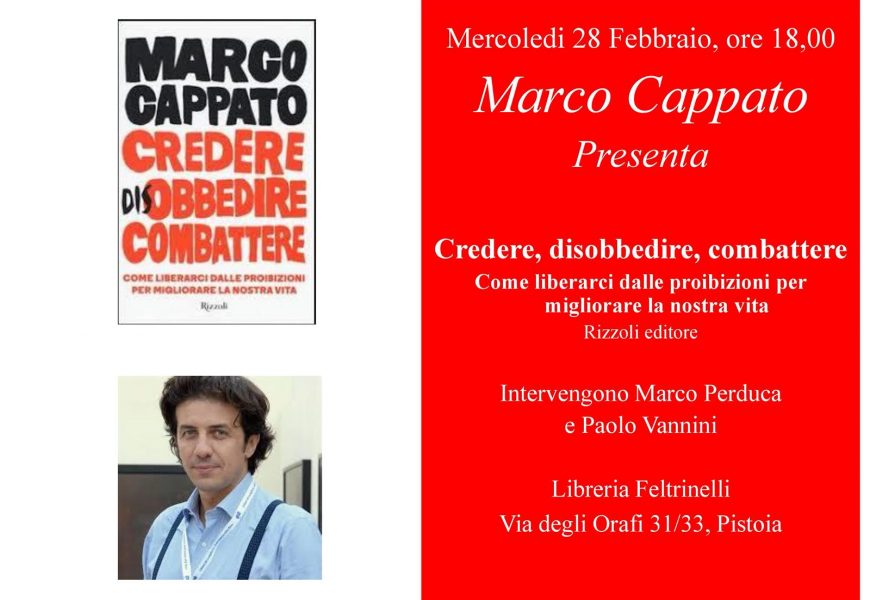 MARCO CAPPATO ALLA FELTRINELLI DI PISTOIA