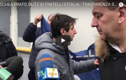 moschea di prato. IL VIDEO DEL BLIZ DI FRATELLI D’ITALIA