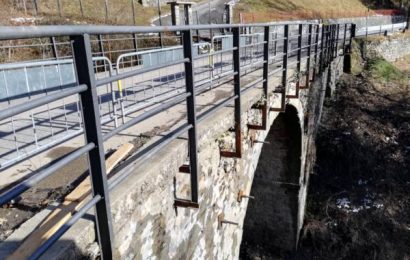 gavinana. PONTE DI RIO PECIANO, INIZIATI I LAVORI DI CONSOLIDAMENTO