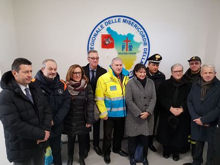 misericordie. INAUGURATO A PISTOIA IL “CENTRO DI COORDINAMENTO”