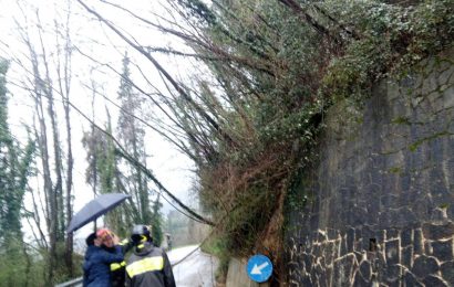 FRANA A PESCIA, EVACUATE 6 FAMIGLIE IN VIA PRECAUZIONALE