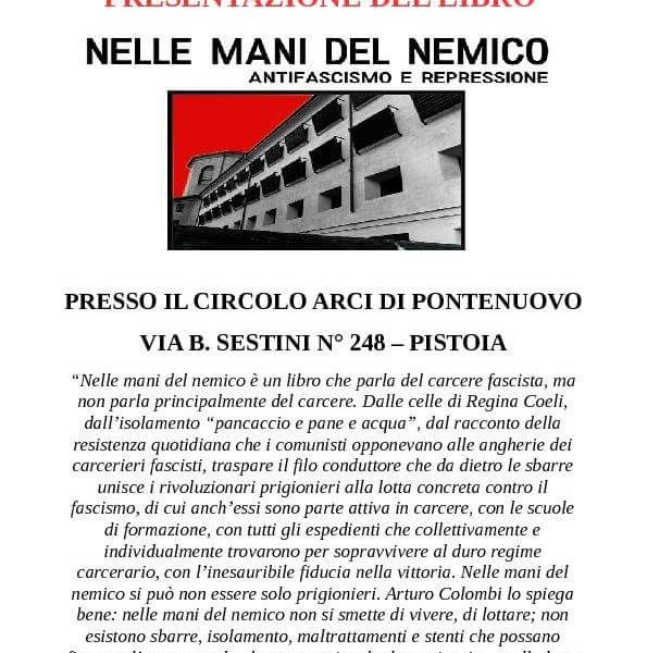 “NELLE MANI DEL NEMICO”, IL LIBRO DI ARTURO COLOMBI