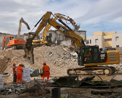 ex ceppo. VISITA AL CANTIERE DELLE DEMOLIZIONI