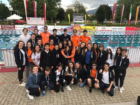 nuoto valdinievole. OTTAVO POSTO PER LA “CATEGORIA” AL MEETING DI INNSBRUCK