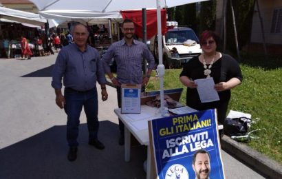 leghisti. GAZEBO AD AGLIANA