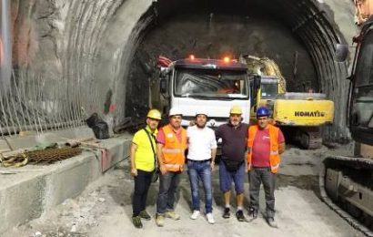 serravalle. RADDOPPIO FERROVIARIO, SOPRALLUOGO IN GALLERIA