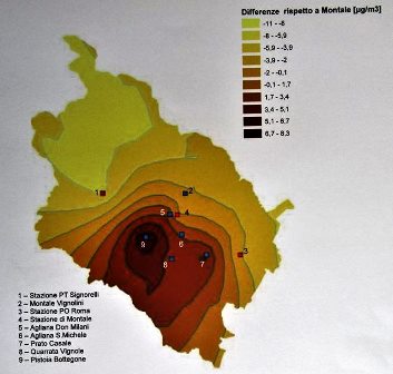 inquinamento. POLVERI FINI NELL’ARIA, A VIGNOLE–BOTTEGONE QUATTRO VOLTE SOPRA IL LIMITE