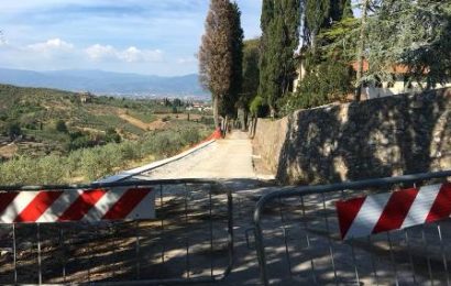 quarrata. MONTORIO, LAVORI FERMI E STRADA ANCORA CHIUSA