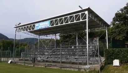 asd montagna. INAUGURATA LA TRIBUNA COPERTA A “LA RAMOSCINA”