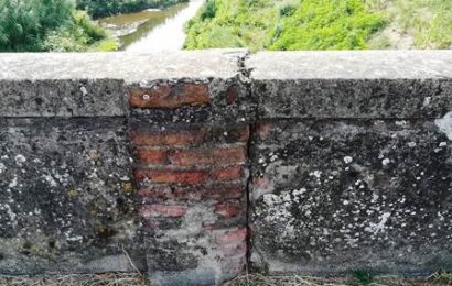 quarrata. OMBRONE A CASERANA, IL DEGRADO DEL PONTE E DELL’ALVEO