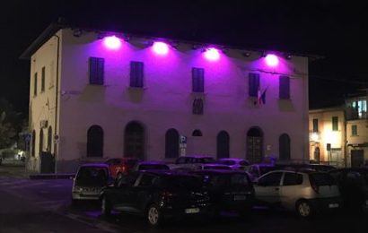 serravalle. IL PALAZZO COMUNALE SI TINGE DI ROSA