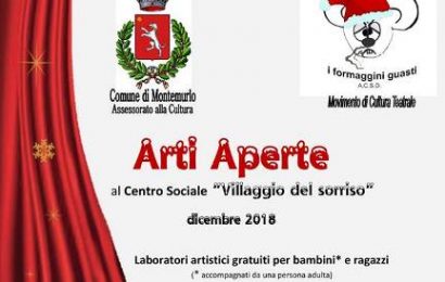 montemurlo. ARTI APERTE, RITORNANO I LABORATORI CREATIVI GRATUITI SUL NATALE