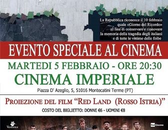 giorno del ricordo. RED LAND (ROSSO ISTRIA)