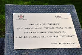 giorno del ricordo. A PISTOIA LA CERIMONIA UFFICIALE