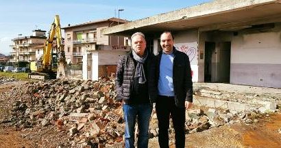 montemurlo. INIZIATE LE DEMOLIZIONI ALL’INTERNO DELL’EX CAMPO SPORTIVO